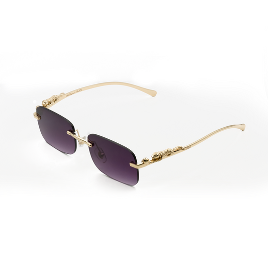 Panthère Purple - 9K Gold Plated