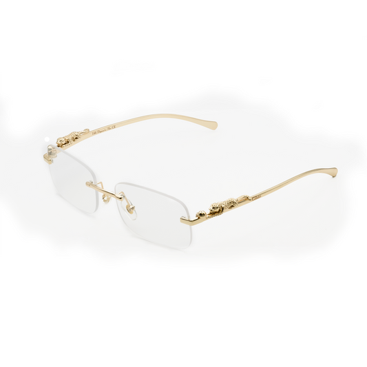 Panthère Transparent - 9K Gold Plated